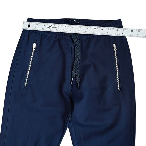 Rag & Bone Women’s Sz XS Dark Navy Simone Sport Pants Drawstring Ankle Zip - Picture 12 of 16